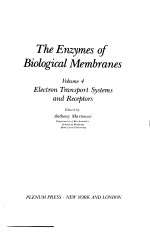 THE ENZYMES OF BIOLOGICAL MEMBRANES  VOLUME 4  ELECTRON TRANSPORT SYSTEMS AND RECEPTORS