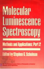 MOLEULAR LUMINESCENCE SPECTROSCOPY METHODS AND APPLICATIONS: PART 2