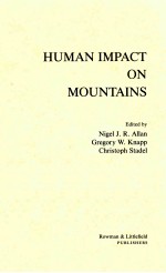 HUMAN IMPACT ON MOUNTAINS