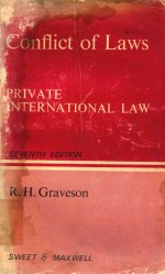 CONFLICT OF LAWA PRIVATE INTERNATIONAL LAW