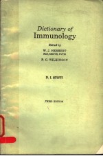 DICTIONARY OF IMMUNOLOGY  THIRD EDITION