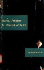 MARITAL PROPERTY IN CONFLICT LAWS