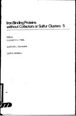 IRON BINDING PROTEINS WITHOUT COFACTORS OF SULFUR CLUSTERS 5