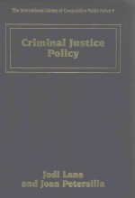 CRIMINAL JUSTICE POLICY