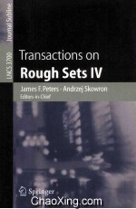 Lecture Notes in Computer Science 3700 Transactions on Rough Sets IV