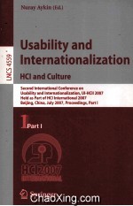 Lecture Notes in Computer Science 4559 Usability and Internationalization HCI and Culture