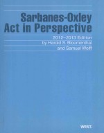 SARBANES-OXLEY ACT IN PERSPECTIVE 2012-2013