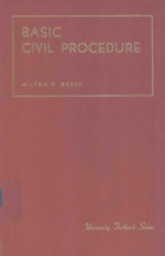 BASIC CIVIL PROCEDURE