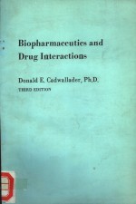 BIOPHARMACEUTICX AND DRUG INTERACTIONS