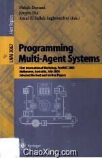 Lecture Notes in Artificial Intelligence 3067 Programming Multi-Agent Systems First International Wo