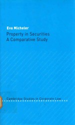 PROPERTY IN SECURITIES A COMPARATIVE STUDY