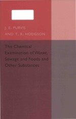 The chemical examination of water