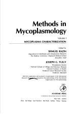 METHODS IN MYOCPLASMOLOGY VOLUME Ⅰ MYCOPLASMA CHARACTERIZATION