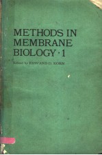 METHODS IN MEMBRANE BIOLOGY  VOLUME 1