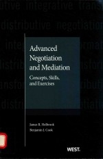 ADVANCED NEGOTIATION AND MEDIATION CONCEPTS