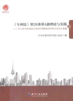 《专利法》第26条第4款理论与实践-2012年专利审查与专利代理高端学术研讨会论文选编  上