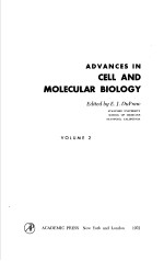 ADVANCES IN CELL AND MOLECULAR BIOLOGY  VOLUME 2