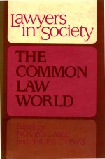 LAWYERS IN SOCIETY THE COMMON LAW WORLD