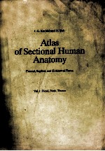 ATLAS OF SECTIONAL HUMAN ANATOMY VOL.1 HEAD