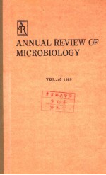 ANNUAL REVIEW OF MICROBIOLOGY  VOLUME 40