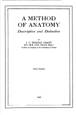 A METHOD OF ANATOMY DESCRIPTIVE AND DEDUCTIVE