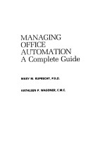 MANAGING OFFICE AUTOMATION A COMPLETE GUIDE