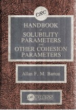 CRC HANDBOOK OF SOLUBILITY PARAMETERS AND OTHER COHESION PARAMETERS