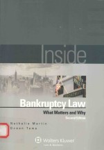 INSIDE BANKEUPTCY LAW  WHAT MATTERS AND WHY