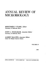 ANNUAL REVIEW OF ENTOMOLOGY  VOLUME 34  1980