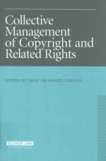 Collective Management of Copyright and Related Rights