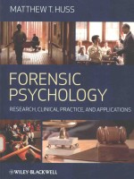 FORENSIC PSYCHOLOGY RESEARCH