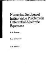 NUMERICAL SOLUTION OF INITIAL-VALUE PROBLEMS IN DIFFERENTIAL-ALGEBRAIC EQUATIONS