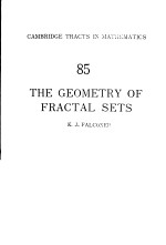 THE GEOMETRY OF FRACTAL SETS