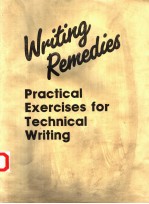 WRITING REMEDIES PRACTICAL EXERCISES FOR TECHNICAL WRITING