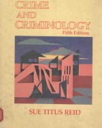 CRIME AND CRIMINOLOGY