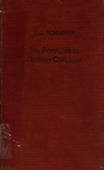 THE PRINCIPLES OF GERMAN CIVIL LAW