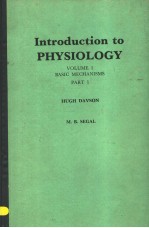 INTRODUCTION TO PHYSIOLOGY  VOLUME 1  BASIC MECHANISMS  PART 1