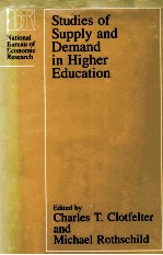 STUDIES OF SUPPLY AND DEMAND IN HIGHER EDUCATION