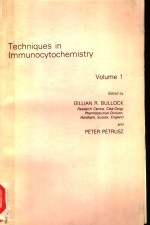 TECHNIQUES IN IMMUNOCYTOCHEMISTRY  VOLUME 1