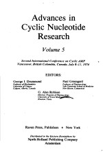 ADVANCES IN CYCLIC NUCLEOTIDE RESEARCH  VOLUME 5