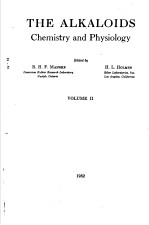 THE ALKALOIDS CHEMISTRY AND PHYSIOLOGY  VOLUME 2