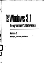 WINDOWS 3.1 PROGRAMMER’S REFERENCE VOLUME 3 MESSAGES