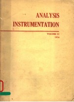 ANALYSIS INSTRUMENTATION  VOLUME 12