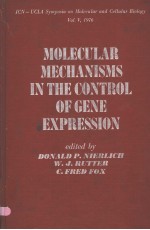 MOLECULAR MECHANISMS IN THE CONTROL OF GENE EXPRESSION