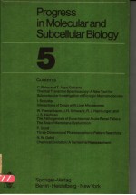 PROGRESS IN MOLECULAR AND SUBCELLULAR BIOLOGY VOLUME 5