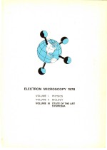 ELECTRON MICROSCOPY 1978  VOLUME 2:STATE OF ART SYMPOSIA