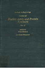 METHODS IN ENZYMOLOGY  VOLUME LX  NUCLEIC ACIDS AND PROTEIN SYNTHESIS  PART H