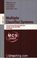 Lecture Notes in Computer Science 3541 Multiple Classifier Systems 6th International Workshop