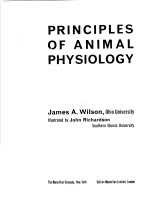 PRINCIPLES OF ANIMAL PHYSIOLOGY