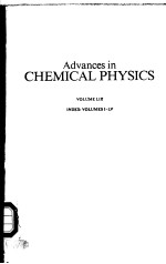 ADVANCES IN CHEMICAL PHYSICS  VOLUME LIX